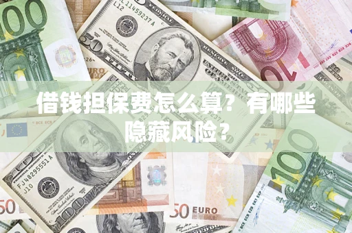 北京借钱担保费怎么算？有哪些隐藏风险？
