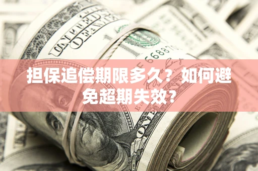 北京担保追偿期限多久?如何避免超期失效? 北京担保追偿期限多久?如何避免超期失效?
