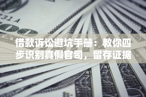 北京借款诉讼避坑手册：教你四步识别真假官司，留存证据不踩雷