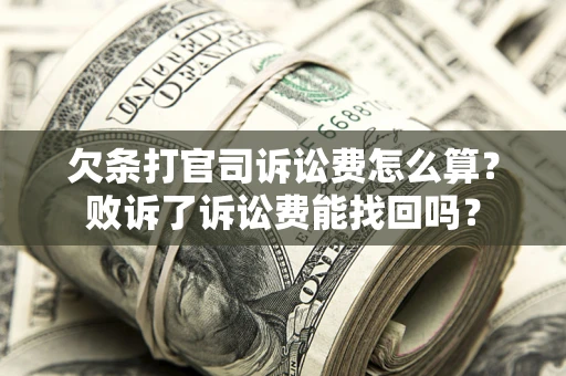 北京欠条打官司诉讼费怎么算？败诉了诉讼费能找回吗？