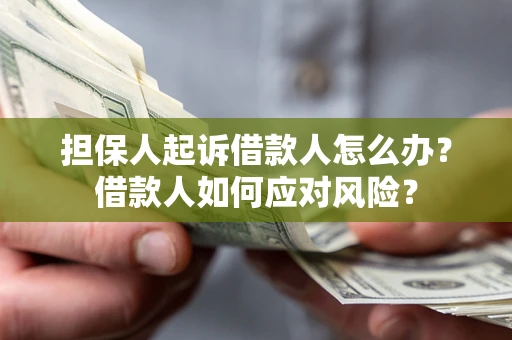 北京担保人起诉借款人怎么办？借款人如何应对风险？