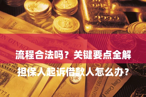 北京

担保人起诉借款人怎么办？流程合法吗？关键要点全解析