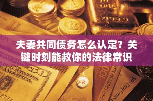 北京夫妻共同债务怎么认定？关键时刻能救你的法律常识