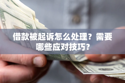 北京借款被起诉怎么处理？需要哪些应对技巧？