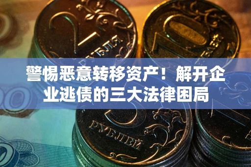 北京警惕恶意转移资产！解开企业逃债的三大法律困局