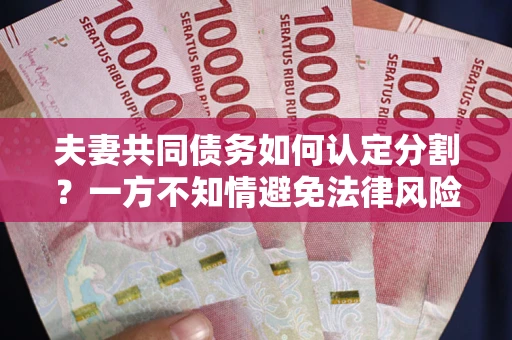 北京夫妻共同债务如何认定分割？一方不知情避免法律风险必看！